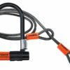 מנעול פרסה קריפטונייט לאופניים Kryptonite - Evolution™ Mini 7" U-Lock + Cable